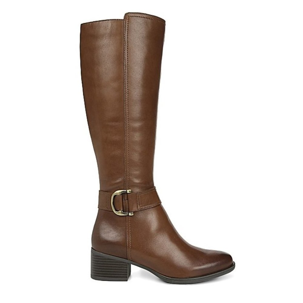 🎁 Naturalizer Women's Kelso High Shaft Boots Knee - Picture 3 of 11